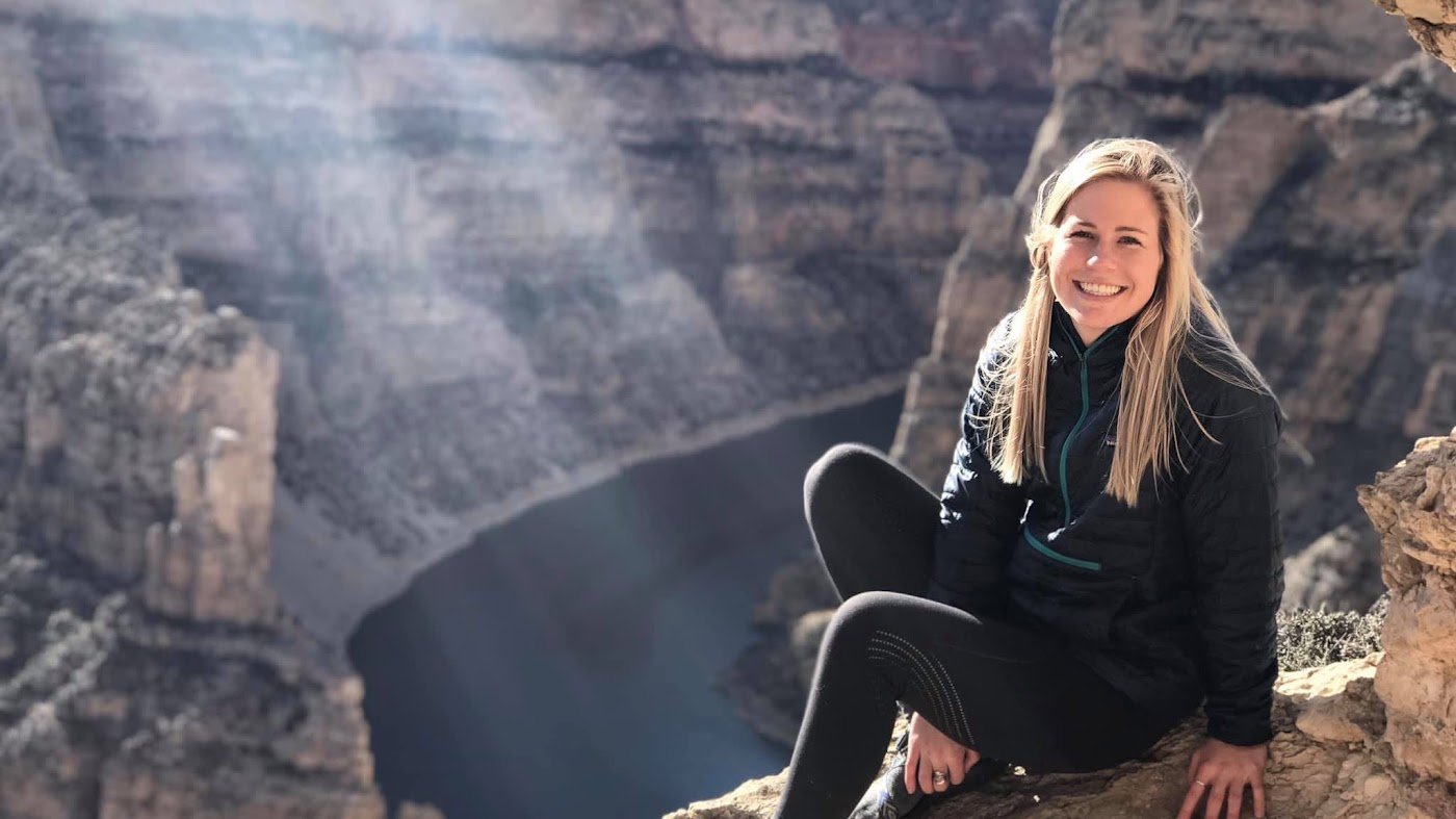 PEAK Therapy's founder outdoors on a hike